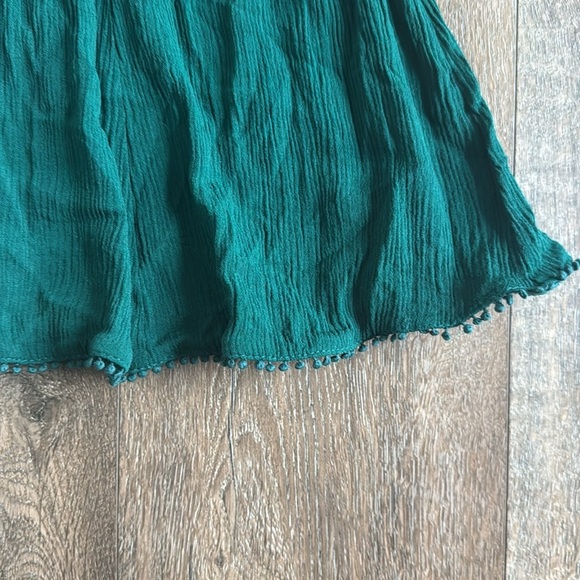 Torrid Babydoll Crinkle Gauze Lace Detail Top, green. Torrid size 2 (2X). - Picture 5 of 8